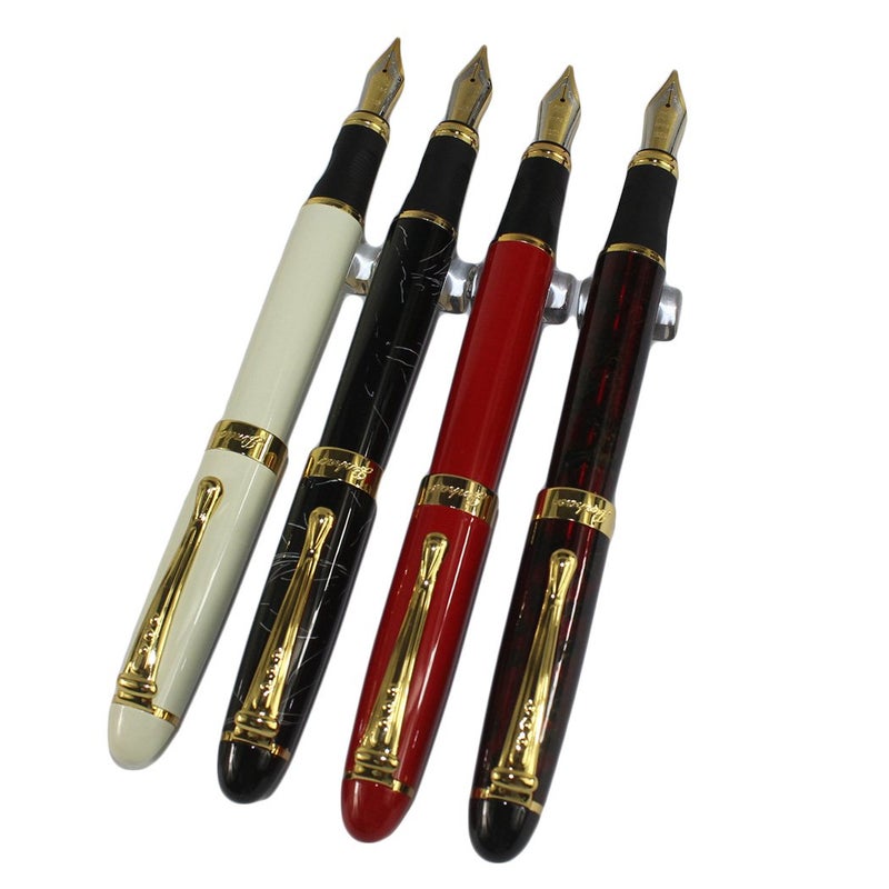 Gullor 4 PCS in Set 450 Fountain Pen in 4 Colors (Bright Colors) with Pen Pouch - Image 1